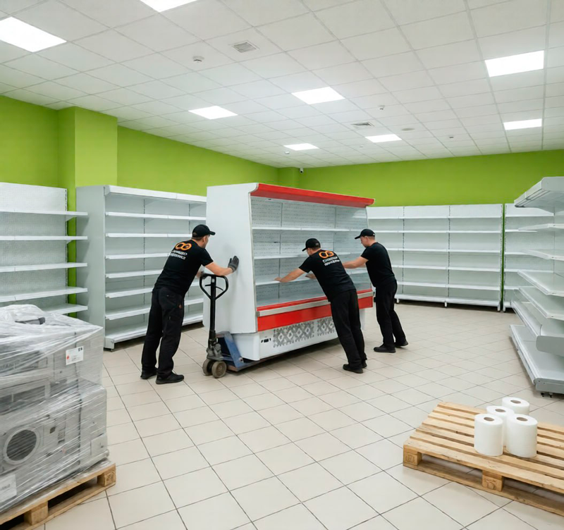 Переезд магазина в Новомосковске